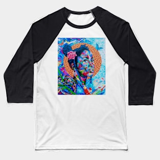 Beautiful African woman Baseball T-Shirt